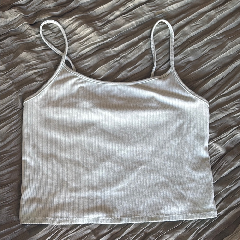 Mint Green American Eagle Ribbed Tank Top